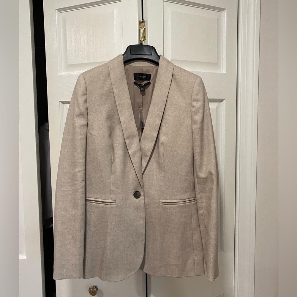 J. Crew Women’s Parke Blazer in Stretch Linen
